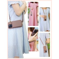 iPhone15 ケース ショルダー ストラップ カードポケット付き スマホケース おしゃれ