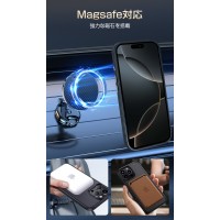 iPhone16 ケース Magsafe対応 360°回転+120°角度調整スタンド付き スマホケース