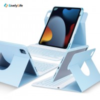【縦&横両用】ipad キーボード ケース 着脱式 iPad ケース カバー分離式
