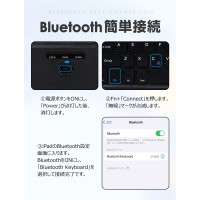 iPad ケース キーボード付き us配列 ペン収納可能 iPad pro iPad air