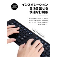 LivelyLife 折りたたみ キーボード ワイヤレス  薄型 軽量 キーボード iPad/パソコン/タブレット/iphone 用