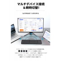 LivelyLife 折りたたみ キーボード ワイヤレス  薄型 軽量 キーボード iPad/パソコン/タブレット/iphone 用