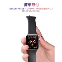 Apple Watch Series 9/8/7/SE/6/5/4/3/2/1 液晶保護フィルム：ガラス飛散防止（LivelyLife）　送料無料