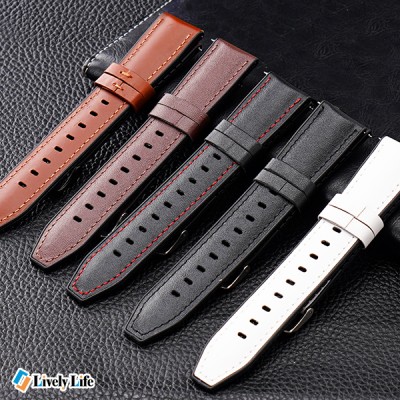 【交換バンド】スマートウォッチ QS16 Pro/QX9専用 交換レザーバンド 革