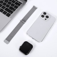 【交換バンド】スマートウォッチ ベルト QX7 PRO/QS16 Pro/QX9専用 ステンレスバンド