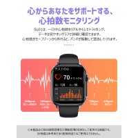 SL01 スマートウォッチ レディース メンズ 1.96インチ大画面 通話機能 24時間健康管理 IP67防水 運動モード 歩数計 消費カロリー 心拍数 着信通知 睡眠モード スマホ探しiphone/Android対応 