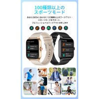 QX15 多機能 スマートウォッチ Bluetooth 通話機能 健康管理 大画面 スマートウォッチ　LivelyLife 