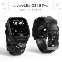 LivelyLife 「星空」スマートウォッチ 通話機能 24時間健康管理 男女兼用 iPhone Android
