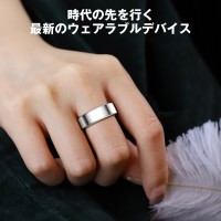 LivelyLife R99 スマートリング 充電ケース付き 睡眠記録 24時間健康管理 運動管理