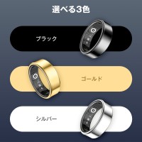 LivelyLife R99 スマートリング 充電ケース付き 睡眠記録 24時間健康管理 運動管理