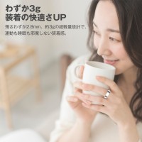 LivelyLife R99 スマートリング 充電ケース付き 睡眠記録 24時間健康管理 運動管理