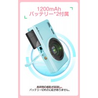 デジタル カメラ 子供用 キッズカメラ 4400万画素 4K録画 子供 クリスマス プレゼント