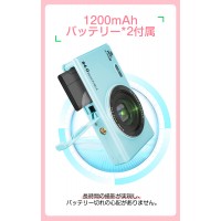 子供用カメラ 6400万画素 4K録画 2.8インチ画面 デジカメ 新生活 プレゼント