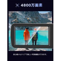 4K ビデオカメラ 4800万画素 18倍デジタルズーム 1080P録画 vlogカメラ 運動会 誕生日 卒業 クリスマスプレゼント