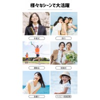 デジタルカメラ 180°回転自撮り 6400万画素 4K録画 トイカメラ vlog/YouTube/Webカメラ