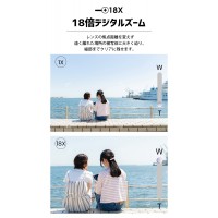 デジタルカメラ 180°回転自撮り 6400万画素 4K録画 トイカメラ vlog/YouTube/Webカメラ