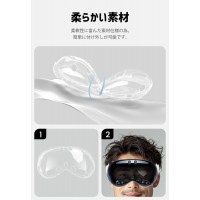 Vision Pro 保護セット Vision Pro ケース 4in1 耐衝撃 柔らかいTPU素材 透明 防汗 防汚 耐摩耗性
