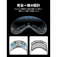 Vision Pro 保護セット Vision Pro ケース 4in1 耐衝撃 柔らかいTPU素材 透明 防汗 防汚 耐摩耗性
