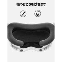 Vision Pro 保護セット Vision Pro ケース 4in1 耐衝撃 柔らかいTPU素材 透明 防汗 防汚 耐摩耗性