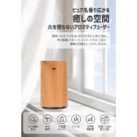 水なし アロマ ディフューザー 人気 車 部屋 玄関 最大60畳使用可能 噴霧式 ディフューザーギフト 新生活 プレゼント