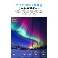 プロジェクター 小型 家庭用 4K対応 天井投影 自動台形補正