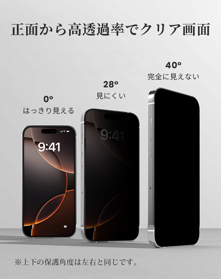 iPhone17 ガラスフィルム 覗き防止 iPhone16 フィルム iPhone16 ガラスフィルム 覗き防止 覗き見防止 ブルーライトカット