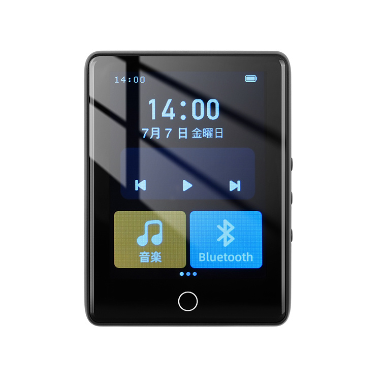 mp3プレーヤー スピーカー内蔵 スマホ転送可 sdカード対応 2.8インチ大画面 HIFI高音質 Bluetooth 5 動画