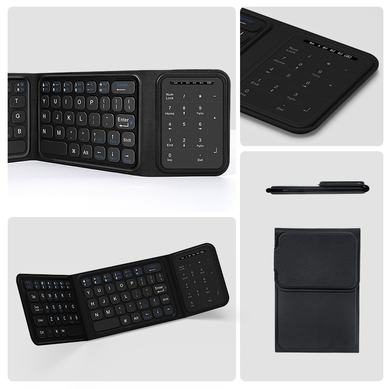 LivelyLife キーボード 折り畳み式 ワイヤレス キーボード Bluetooth キーボード iPad キーボード 第10世代 第11世代 A16 マルチペアリング タブレット