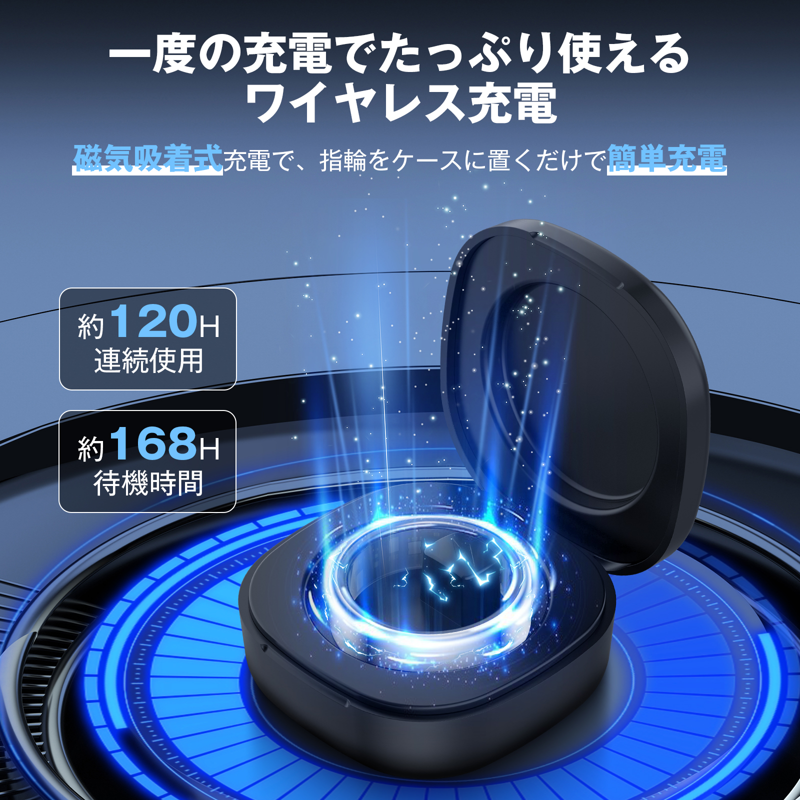 スマートリング 健康管理をもっとスマートに 24時間健康管理 IP68防水 心拍数測定 歩数計 血中酸素 飽和濃度活動量計 睡眠記録 運動記録 運動管理 消費カロリー