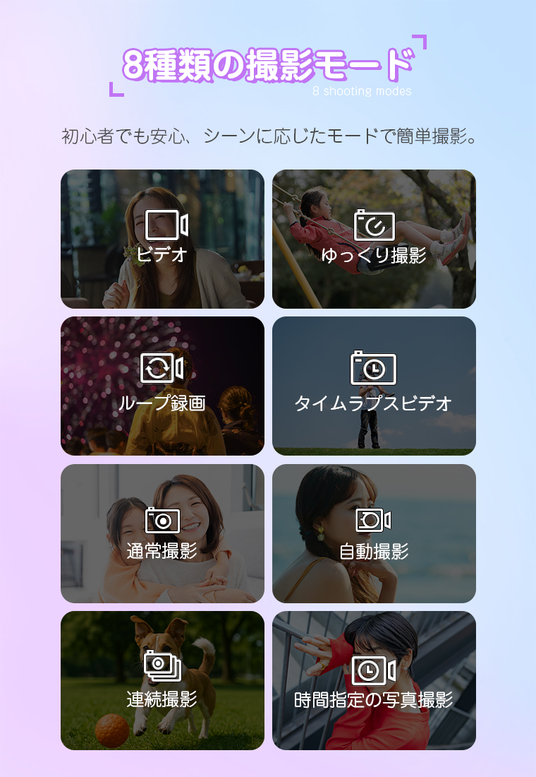 デジタルカメラ コンパクト キッズデジカメ 2.8インチ大画面 16倍ズーム 子供用