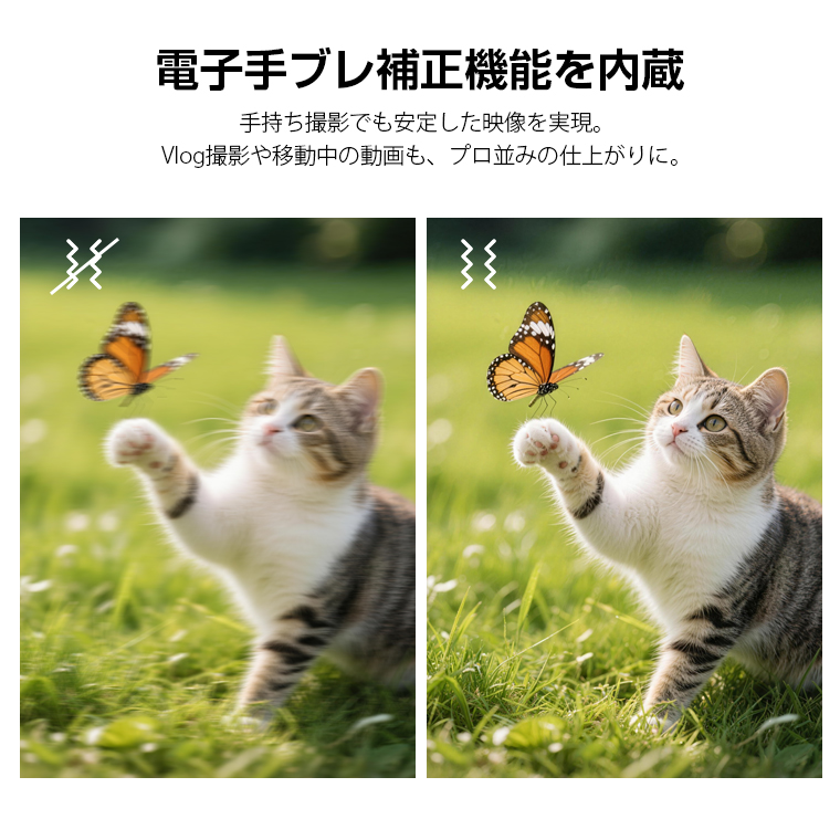  アクションカメラ vlogカメラ ポケットカメラ 旅行 カメラ 7500万画素 左右330°上下180° 4K録画 